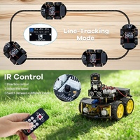 Voiture robot intelligente LAFVIN avec caméra ESP32 S3 WROOM pour Arduino, voiture robot télécommandée, kit d'assemblage DIY, apprentissage de la programmation