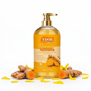Gel de Ducha <span class=keywords><strong>Exfoliante</strong></span> de Cúrcuma de Lujo para Uso Diario, Niacinamida, Fragancia Duradera, Nutritivo, Blanqueador e Hidratante, <span class=keywords><strong>Exfoliante</strong></span> Corporal - Product Image 5