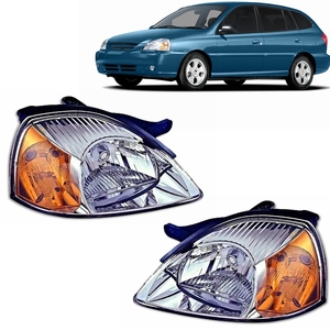 Ingrosso fabbrica nuovo faro anteriore sinistro destro per <span class=keywords><strong>KIA</strong></span> <span class=keywords><strong>Rio</strong></span> berlina Wagon 2003-2004 2005 - Product Image 1
