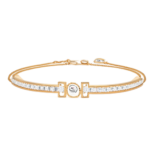 Pulsera de Cristal Chapada en Oro PVD, Acero Inoxidable 316L, Joyería de Moda Sostenible y Resistente - Product Image 2