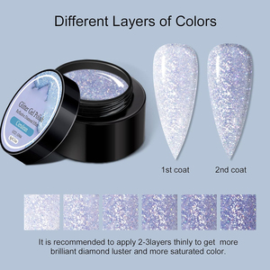 Gel UV para Uñas 2026, Gel de Alta Brillo con Diamantes, Venta Directa de Fábrica, Gel de Diamantes OEM - Product Image 5