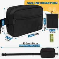 Sac banane de dressage pour animaux de compagnie, étanche et sportif, en polyester, pour friandises, unisexe, pour la promenade et la dressage en extérieur