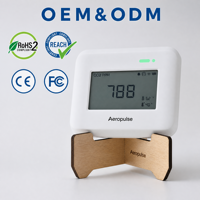 Aeropulse A200-CO2 Capteur de CO2 NDIR à double faisceau WiFi 2.4G/5G Moniteur de qualité de l'air intérieur Enregistreur de données de température et d'humidité CE RoHS