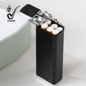 Cenicero Portátil Moderno <span class=keywords><strong>Funway</strong></span>, Mini Cenicero Cuadrado de Aluminio, con Llavero Extraíble, para Viajes, Coche, Cigarros y Pipas - Product Image 3