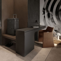 Mobilier italien Design moderne, chaise de loisirs en bois à dossier haut, chaise de chambre à coucher d'hôtel