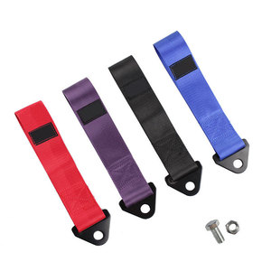 RASTP Tow Straps 2 Tons Nylon Black Purple Green Gold Blue Red Car Tow Hooks For Vehicle Recovery - Product Image 2