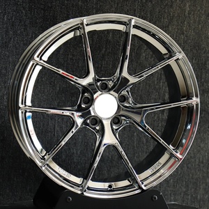 Jantes de course en alliage forgé DJJ 5X112 5X120 concaves pour BMW M3 M4 M5 Mercedes AMG <span class=keywords><strong>Audi</strong></span> <span class=keywords><strong>RS</strong></span> 18 19 20 21 pouces, finition chrome - Product Image 5