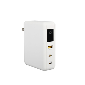 Batterie externe grande capacité à charge rapide avec prise secteur PD65W 10000mAh, chargement magnétique sans fil, technologie GaN, étanche - Product Image 1