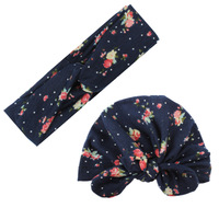 Juego de Diademas de Algodón para Mamá y Bebé, Lazo de Flores, Turbante para Recién Nacido, Lazos Florales para el Cabello de Niños, Sombreros, Accesorios para el Cabello de Bebé