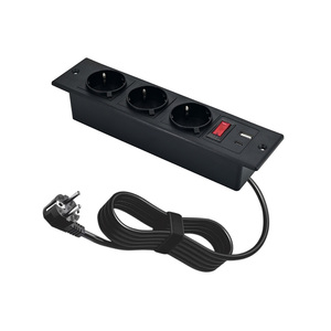 Đa-Chức Năng Máy Tính Để Bàn Nhanh Chóng Sạc USB Cổng Máy Tính Để Bàn Ổ Cắm Ẩn Bàn Lõm Chuyển Đổi Ổ Cắm - Product Image 6