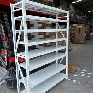 Estantería Metálica de Carga Ligera de 100 kg, 120*40*200 cm, Alta Capacidad de Carga para Almacén, Garaje, Herramientas - Product Image 5