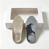 Semelles orthopédiques pour enfants avec soutien de la voûte plantaire en PU, confort médical pour les soins des pieds.