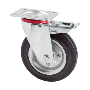 Roue pivotante industrielle Art. 103 AVO avec frein 150x40mm Capacité de charge 135 kg Équipement de véhicule - Product Image 1