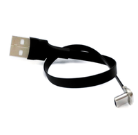 Câble d'extension flexible USB2.0 vers Type C à angle droit pour ordinateur portable, tablette, téléphone