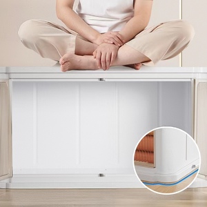 Speicher Schrank Speicher Schrank Schlafzimmer Kleidung Sortierung Kunststoff Snack Kabinett <span class=keywords><strong>Haushalt</strong></span> Falten Aufbewahrungsbox - Product Image 4