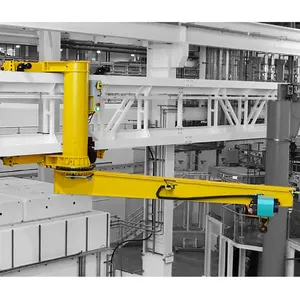 欧式360度壁挂式移动式回转臂起重机5吨防脱轨装置工厂销售定制