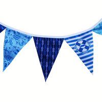 Drapeaux en PVC, papier et plastique en forme de guirlande avec impression de logo personnalisée en gros