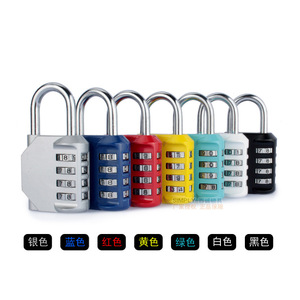 Cadenas à combinaison à 4 chiffres en alliage de zinc, corps rectangulaire, pour portes d'armoires, tiroirs, fenêtres, logo personnalisable - Product Image 4