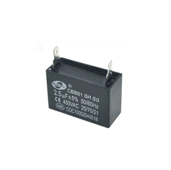 CBB61 Air Conditioner External Fan Start Capacitor Motor Run Capacitor 450V 1UF 1.2UF 1.5UF 2UF 2.5UF 3UF 3.5UF 4UF 4.5UF