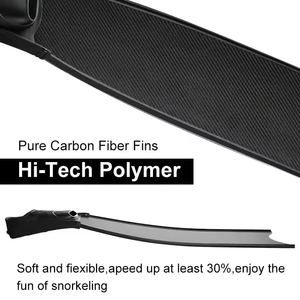 الأعلى مبيعاً من ألياف الكربون للسباحة والغوص الحر ريشة الطيور ريشة القدمين ريشة الغوص ريشة صيد السمك ريشة الغوص - Product Image 5