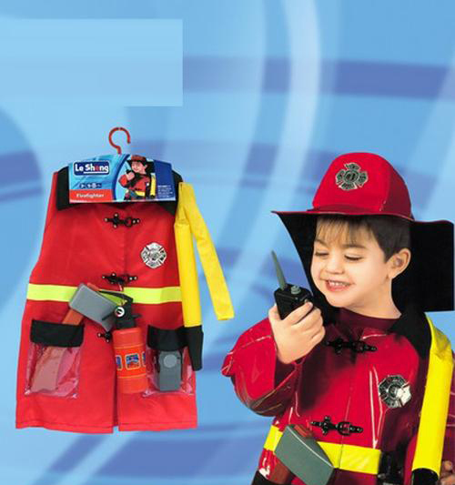 Vêtements de costume de petit pompier