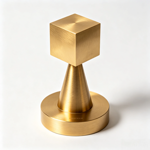 Sculpture personnalisée ODM en acier inoxydable, trophée avec gravure personnalisée, récompense d'entreprise, événements professionnels - Product Image 4