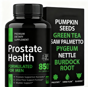 En Stock TK Amazon Suplemento de Salud Transfronterizo de Venta Caliente Cápsulas de Saw Palmetto y Cúrcuma para la Salud de la Próstata - Product Image 1