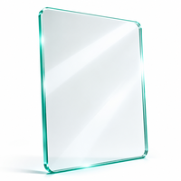 Plaque de verre trempé haute résistance, panneau de verre de sécurité, verre de construction renforcé pour les projets de fenêtres, portes, façades et murs-rideaux