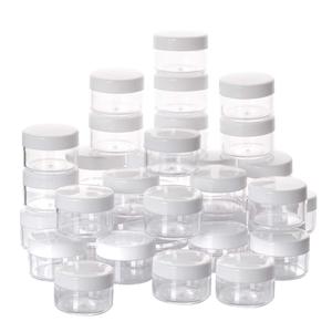 Hot Clear Plastic PET Cosmetic Lotion Container 50ml-300g Custom White Plastic Lid with Custom Logo - Product Image 1