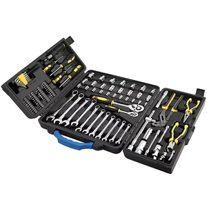 Stock d'usine – Kit d'outils de réparation pour la maison et l'automobile en acier inoxydable de 142 pièces avec mallette rigide, personnalisable OEM, garantie de 3 ans, autres facteurs - Product Image 3