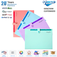 Organizador de Documentos de Papel A4, Organización Escolar y de Oficina, Producto Práctico para Archivar, Carpeta Expandible de 5 Bolsillos