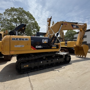 Excavateur Caterpillar 330D2L d'occasion Grande machine de construction de 30 tonnes avec composants du noyau de la pompe à moteur Shanghai - Product Image 5