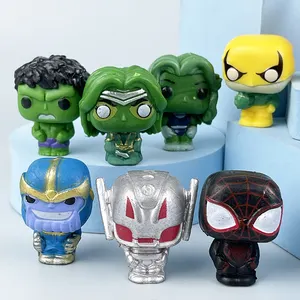 Großhandel 24 Mini beliebte Superheld Spider-Man Sammlung PVC-Modell Spielzeug Action puppe Geschenk box