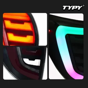 อุปกรณ์ตกแต่งรถยนต์สำหรับ Toyota Rav4 ไฟท้าย ปี 2009-2012  ดัดแปลงเป็นไฟท้าย LED แบบ DRL พร้อมไฟเลี้ยวแบบไดนามิก - Product Image 2