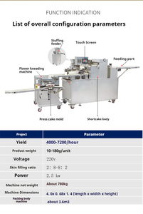 Lianfu เครื่องทำขนมอบขนมปังเชิงพาณิชย์ระบบไฟฟ้าแรงสูงอัตโนมัตินิวเมติกแผ่นกรอบเครื่องควบคุมแบบสัมผัส - Product Image 4
