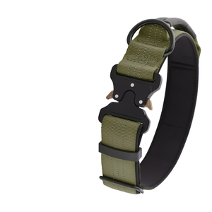 For <strong>Tactical</strong> Reflective Webbing Material <strong>Dog</strong> <strong>Collar</strong> for Medium/Large <strong>Dogs</strong> Durable &amp; Wear-resistant Explosion-proof Handle - Product Image 1