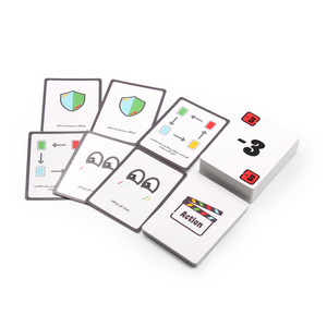 Juego de cartas de PVC para niños, juego de cartas de embalaje personalizado, tarjetas flash educativas para niños - Product Image 2