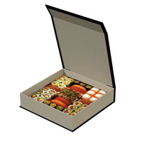 Coffrets d'Emballage Rigides Magnétiques Vides de Luxe Sur Mesure pour l'Aïd Moubarak Musulman, pour Truffes, Chocolats, Baklavas, Dattes, avec Éponge