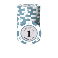 Vente en gros de jetons de poker professionnels Jeu de jetons de poker magnétiques en métal 14g Jetons de poker en céramique personnalisés avec logo personnalisé