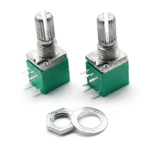 5 pin RV097NS potenziometro sigillato con interruttore audio/amplificatore di potenza albero 15mm B500R/2K/5K/10K/20K/50K/100K/500K/1M