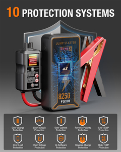 Heavy Duty 12V Multifunctional Portable Car Power Bank <strong>Battery</strong> Jump Starter 3400A 16000mAh Car <strong>Battery</strong> <strong>Booster</strong> Emergency Starter - Product Image 4