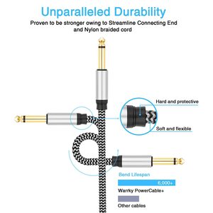 <span class=keywords><strong>Cavo</strong></span> <span class=keywords><strong>Canon</strong></span> intrecciato in Nylon microfono microfono <span class=keywords><strong>cavo</strong></span> audio da 6.5mm maschio a XLR <span class=keywords><strong>Canon</strong></span> femmina <span class=keywords><strong>cavo</strong></span> audio da 6.35mm - Product Image 5