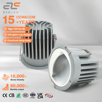 Produit recommandé par l'usine, six températures de couleur réglables, couleur grise, garantie de 3 ans, spot LED COB