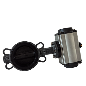 Van bướm khí nén điện với lớp lót cao su EPDM D671x-16c và con dấu wcb Van bướm ghế wcb - Product Image 1