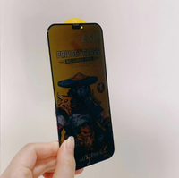 Protection d'écran antistatique ESD pour téléphone portable, verre trempé anti-espion et anti-regard indiscret pour iPhone, Samsung, XIAOMI