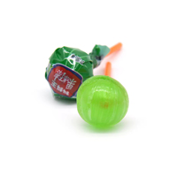 Sucettes classiques colorées en forme de boule, saveur fruitée, saveur menthe, bonbons sucettes