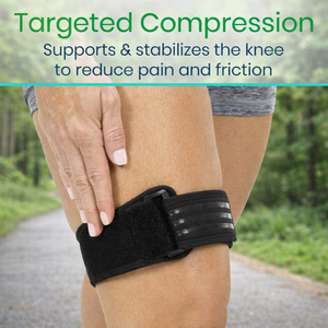 Rodillera Ajustable con Soporte de Gel para Alivio del Dolor de Tendones, Uso Deportivo - Product Image 3