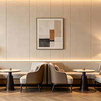 Série de panneaux muraux Skin Sensing au design moderne, panneaux muraux en charbon de bambou pour hôtel, imperméables et écologiques