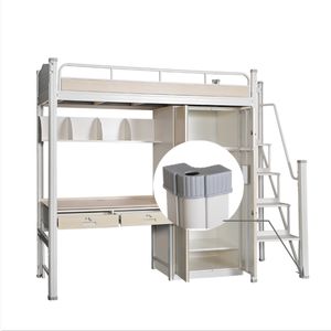 Iron <b>Beds</b> Apartment Adult Double Metal Bunk <b>Bed</b> Steel 2 Tier Bunk <b>Bed</b> - Product Image 3