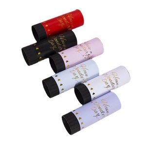 Canon à Confettis Torsadé Manuel Effet Feux d'Artifice pour Fête, Mariage, Anniversaire, Célébration, Guirlande de 6 Pièces - Product Image 5